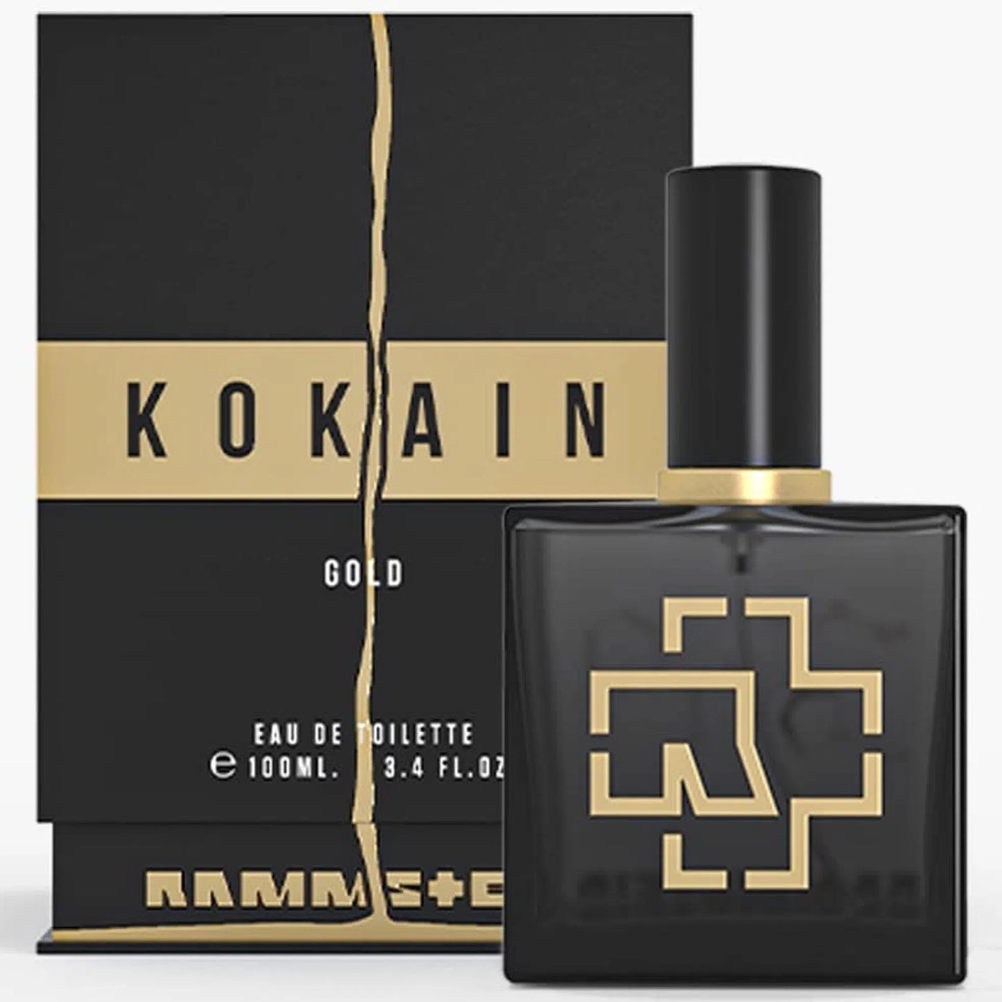 Parfum Staaltje Fles en Doos Rammstein Rammstein Kokain Gold Eau de Toilette voor Dames en Heren Eau de Toilette | Parfumstaaltjes