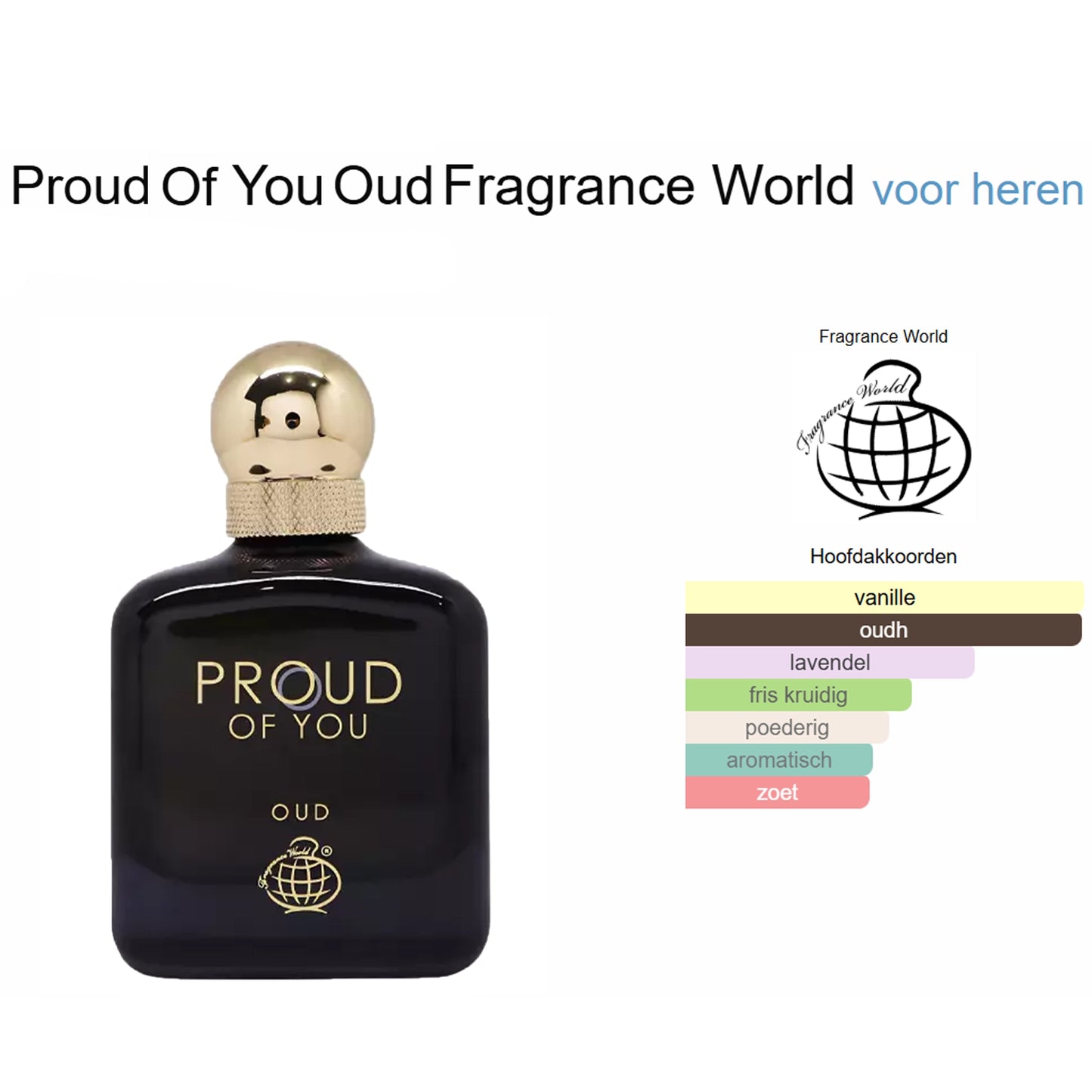 Fragrance World Proud of You Oud Eau de Parfum for Men