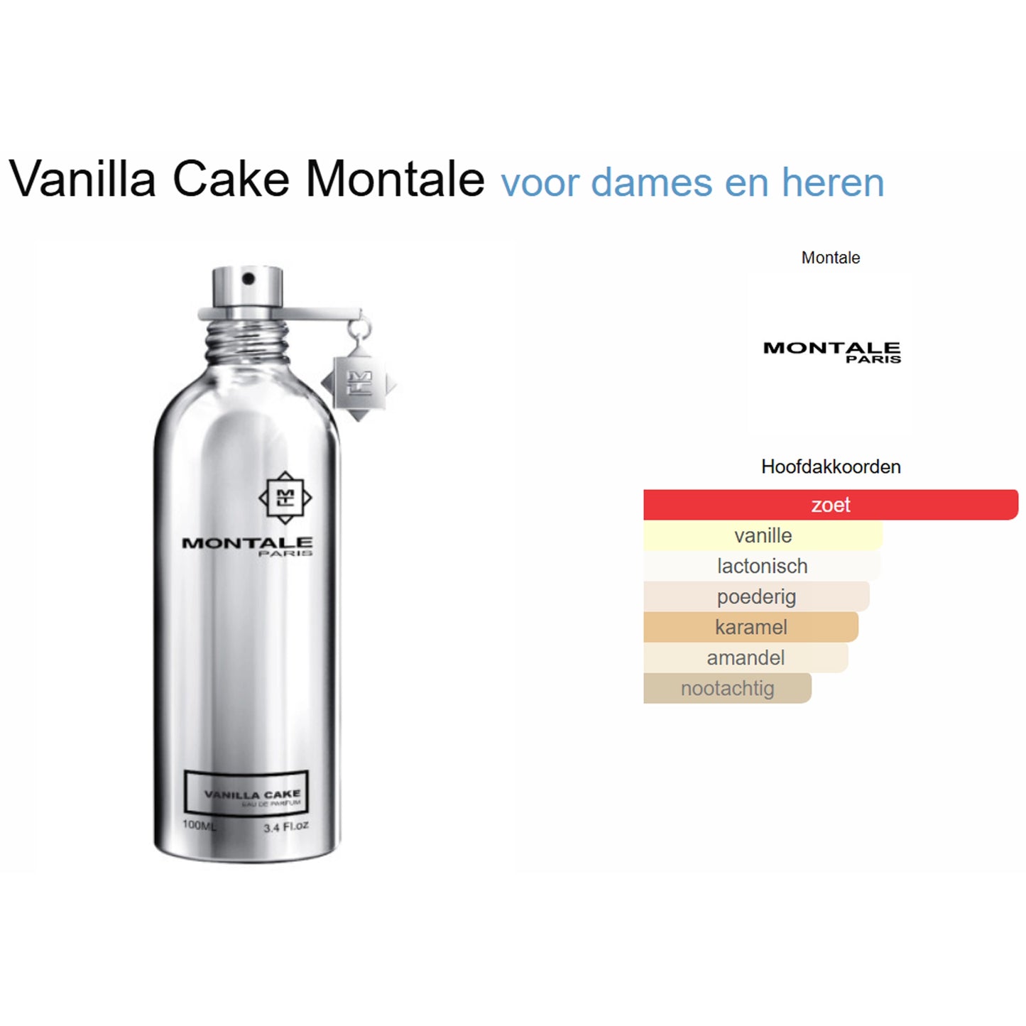 Montale Vanilla Cake Eau de Parfum for Women and Men