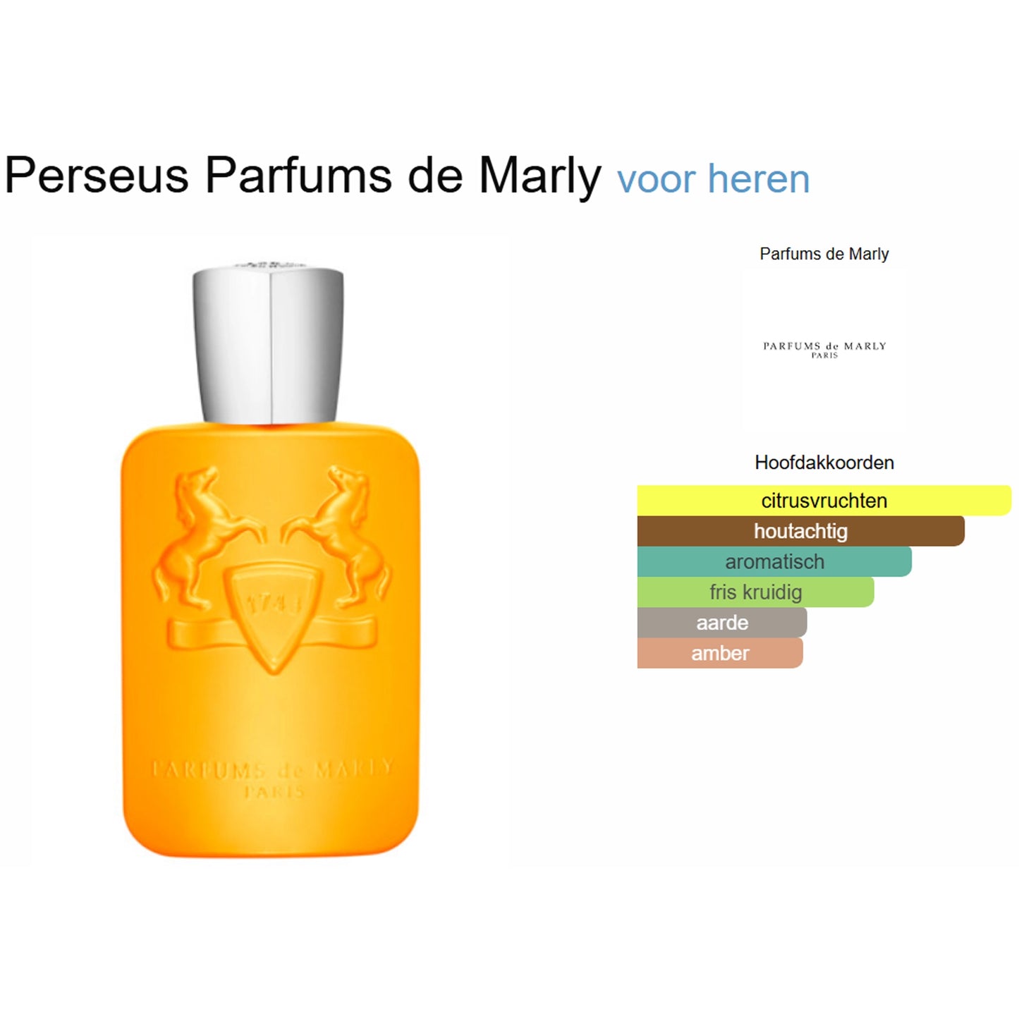 Parfums de Marly Perseus Eau de Parfum voor Heren