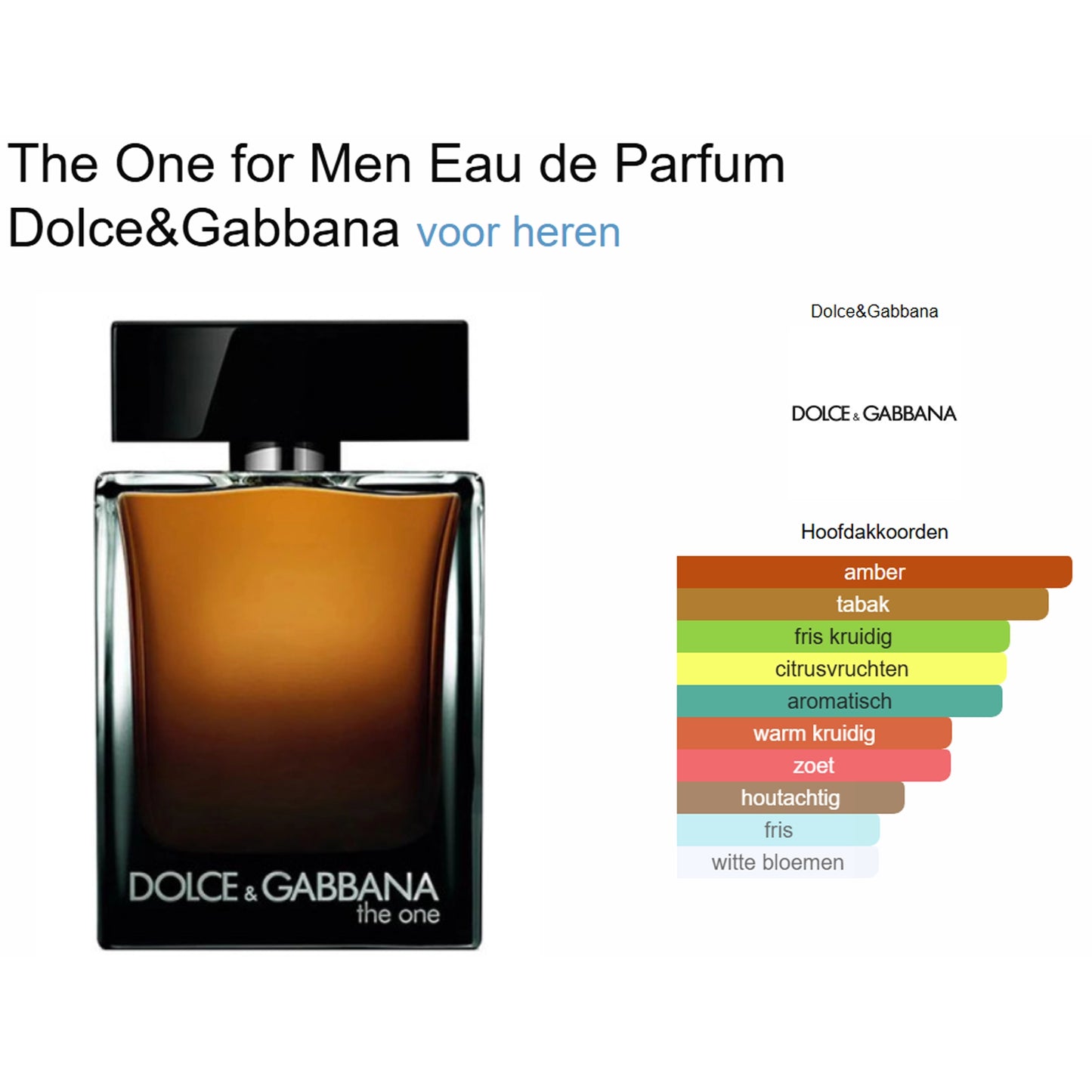 Dolce&Gabbana The One Eau de Parfum voor Heren