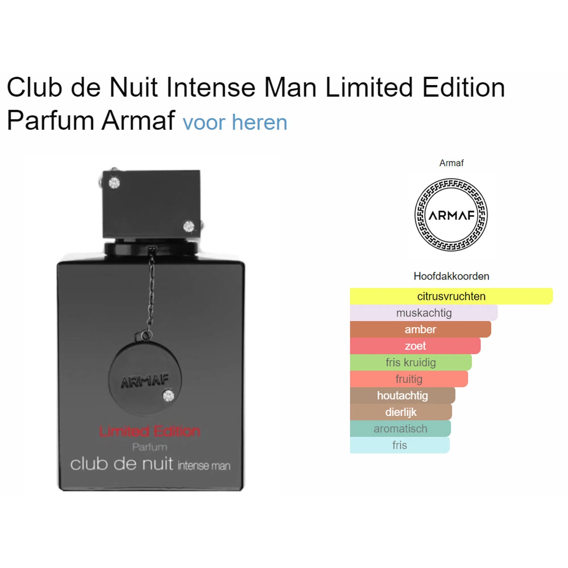 Armaf Club de Nuit Intense Man Limited Edition