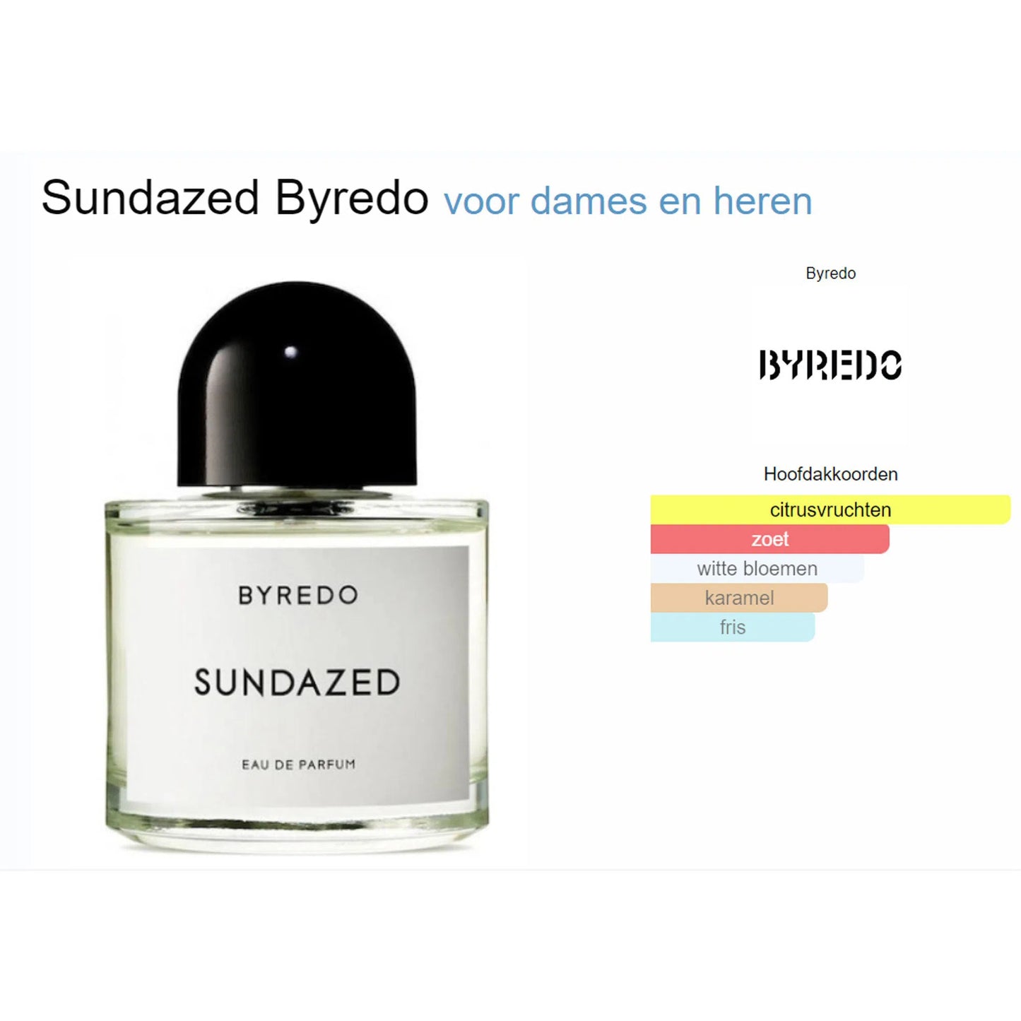 Byredo Sundazed | Buy Perfume Samples | Parfumstaaltjes.be | Sample Byredo Sundazed | Buy Perfume Samples | Parfumstaaltjes.be | Sample