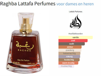 Lattafa Raghba (Edp) voor Dames en Heren