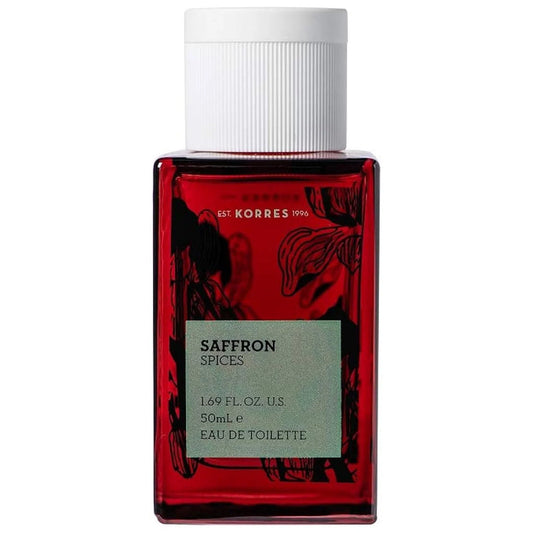 Parfum Sample Fles Korres Korres Saffron Spices Eau de Toilette voor Heren Eau de Toilette | Parfumstaaltjes