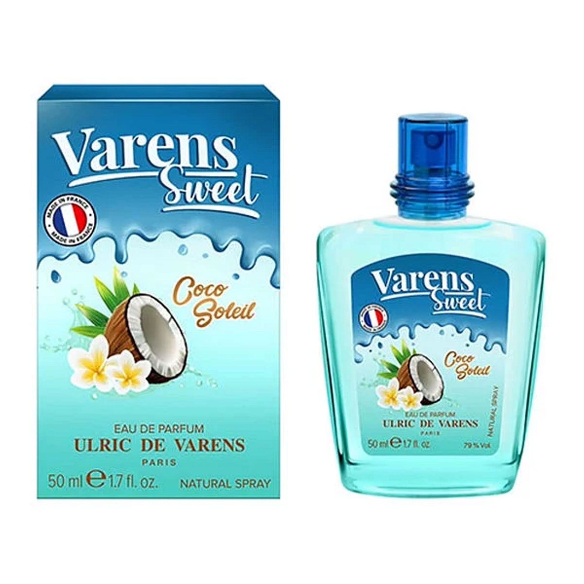 Parfum Staaltje Fles en Doos Ulric de Varens Ulric de Varens Varens Sweet Coco Soleill Eau de Parfum voor Dames Eau de Parfum | Parfumstaaltjes