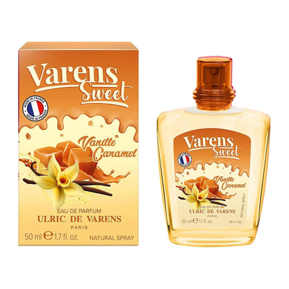 Parfum Staaltje Fles en Doos Ulric de Varens Ulric de Varens Varens Sweet Vanille Caramel Eau de Parfum voor Dames Eau de Parfum | Parfumstaaltjes