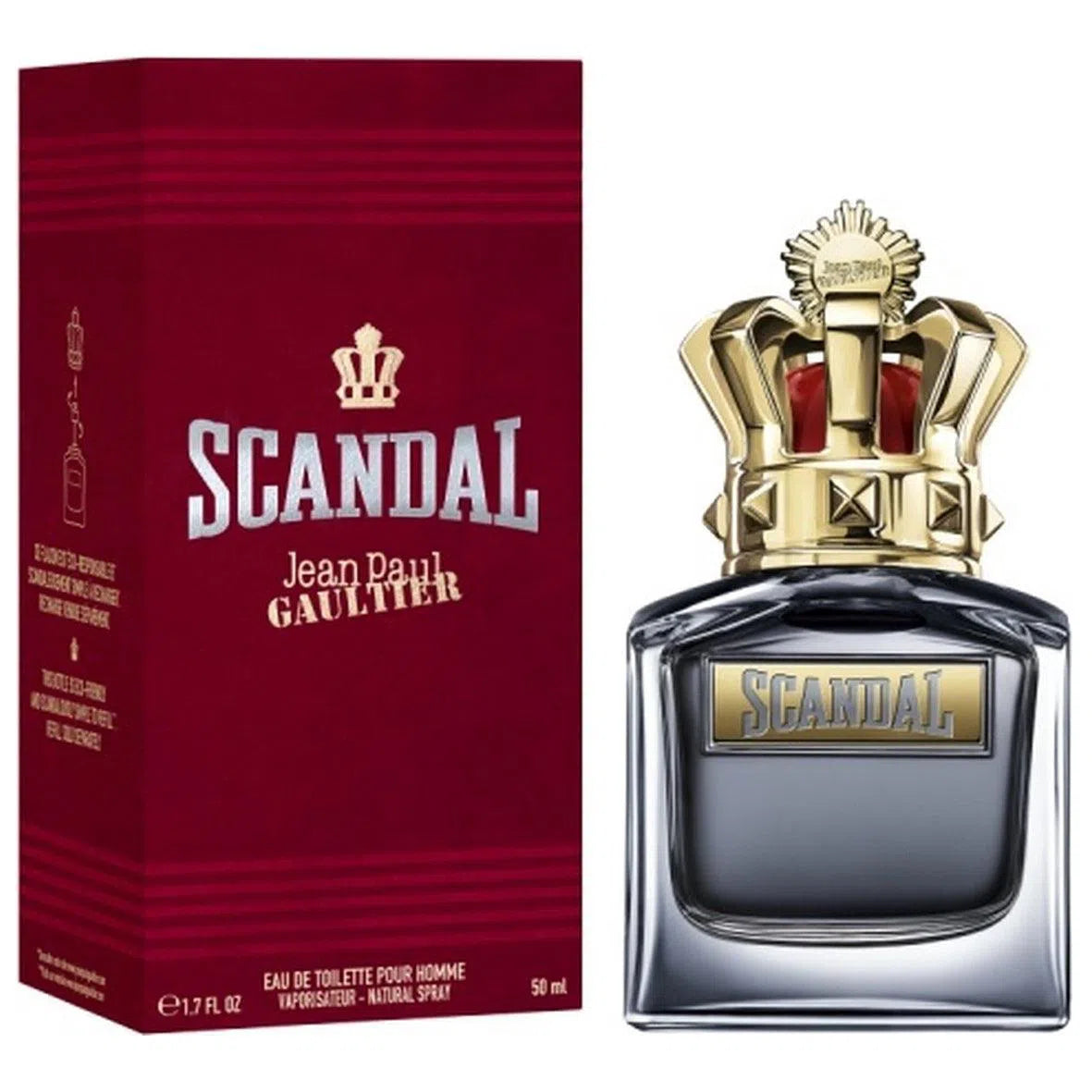 Parfum Staaltje Fles en Doos Jean Paul Gaultier Jean Paul Gaultier X Scandal Pour Homme Eau de Toilette voor Heren Eau de Toilette | Parfumstaaltjes