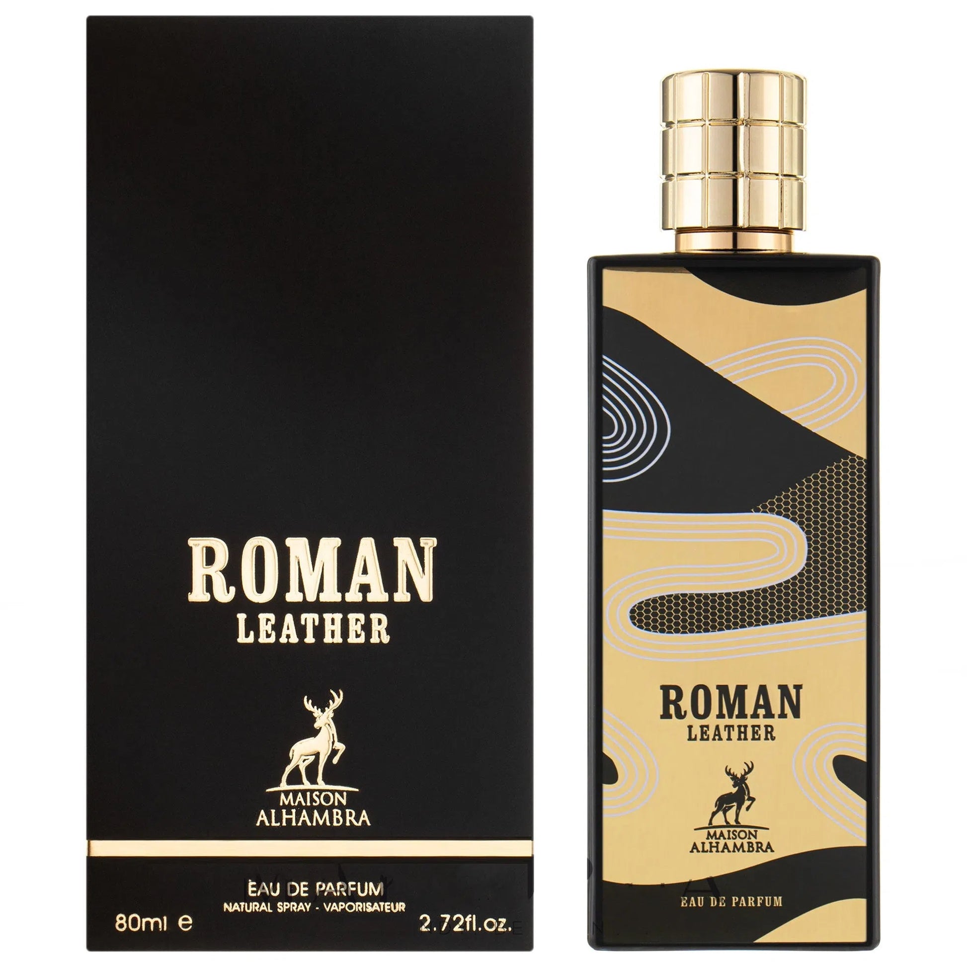 Parfum Staaltje Fles en Doos Maison Alhambra Maison Alhambra Mem Roman Leather Eau de Parfum voor Dames en Heren Eau de Parfum | Parfumstaaltjes