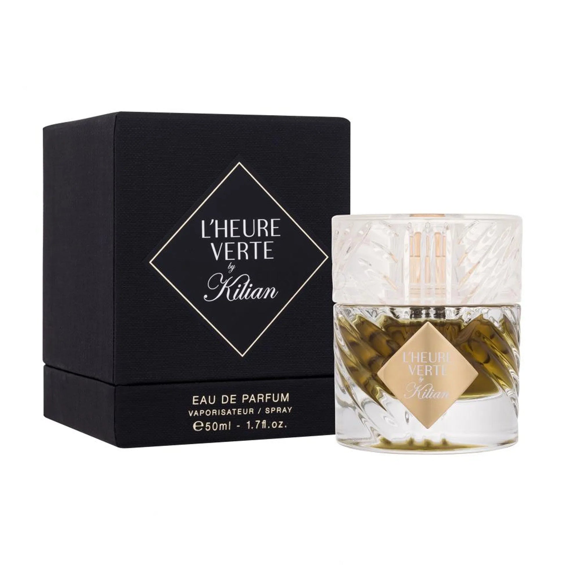 Parfum Staaltje Fles en Doos By Kilian By Kilian The Liquors L'Heure Verte Eau de Parfum voor Dames en Heren Eau de Parfum | Parfumstaaltjes