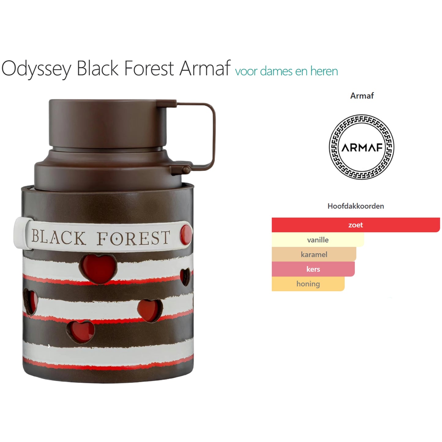 Armaf Odyssey Black Forest Eau de Parfum voor Dames en Heren