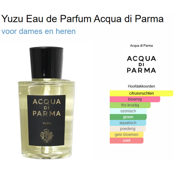 Acqua Di Parma Yuzu | Parfumstaaltjes.be