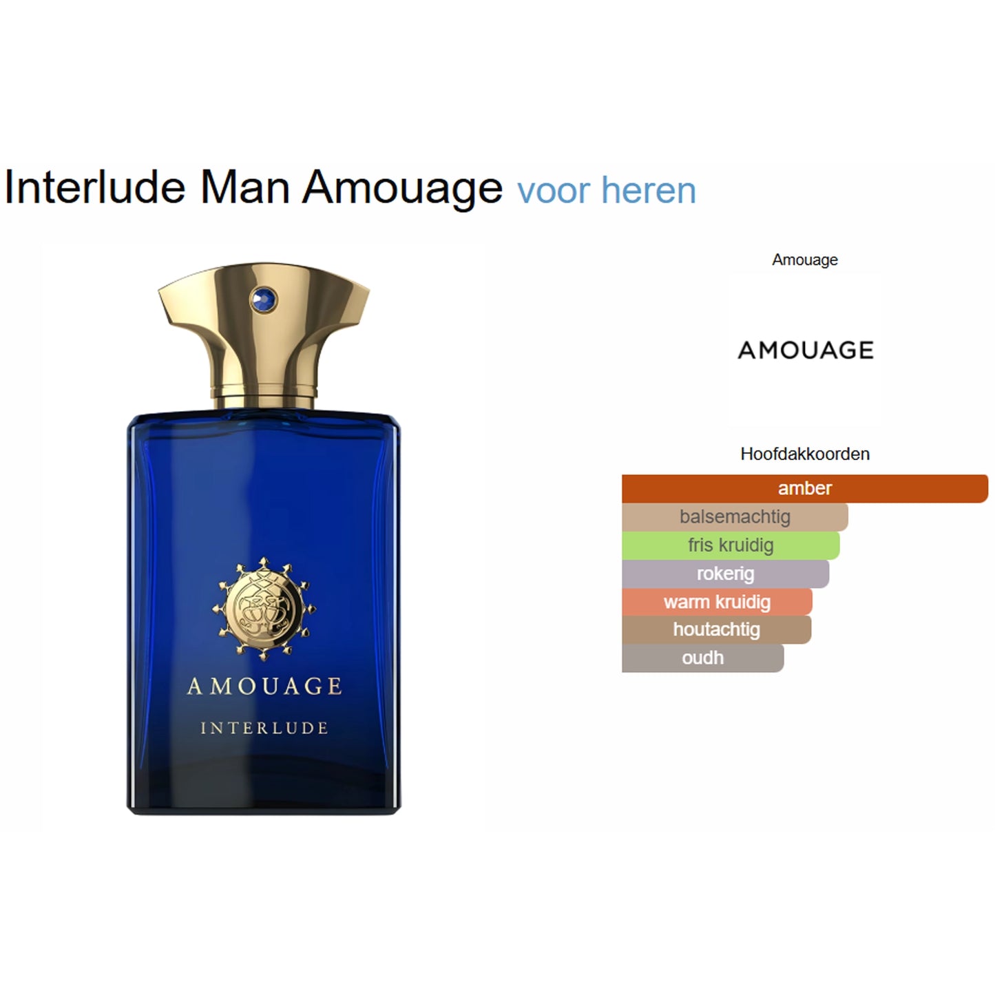 Amouage Interlude Man Eau de Parfum voor Heren