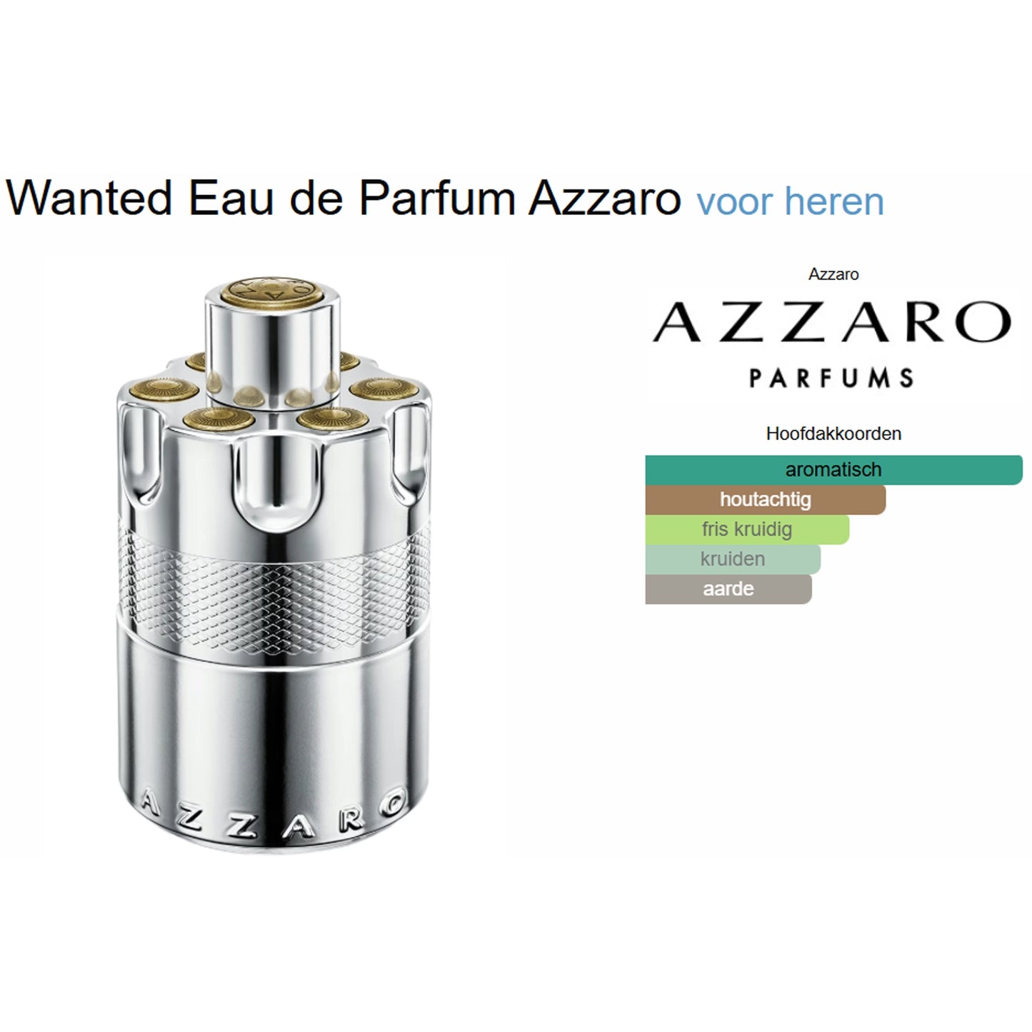 Azzaro Wanted Eau de Parfum voor Heren