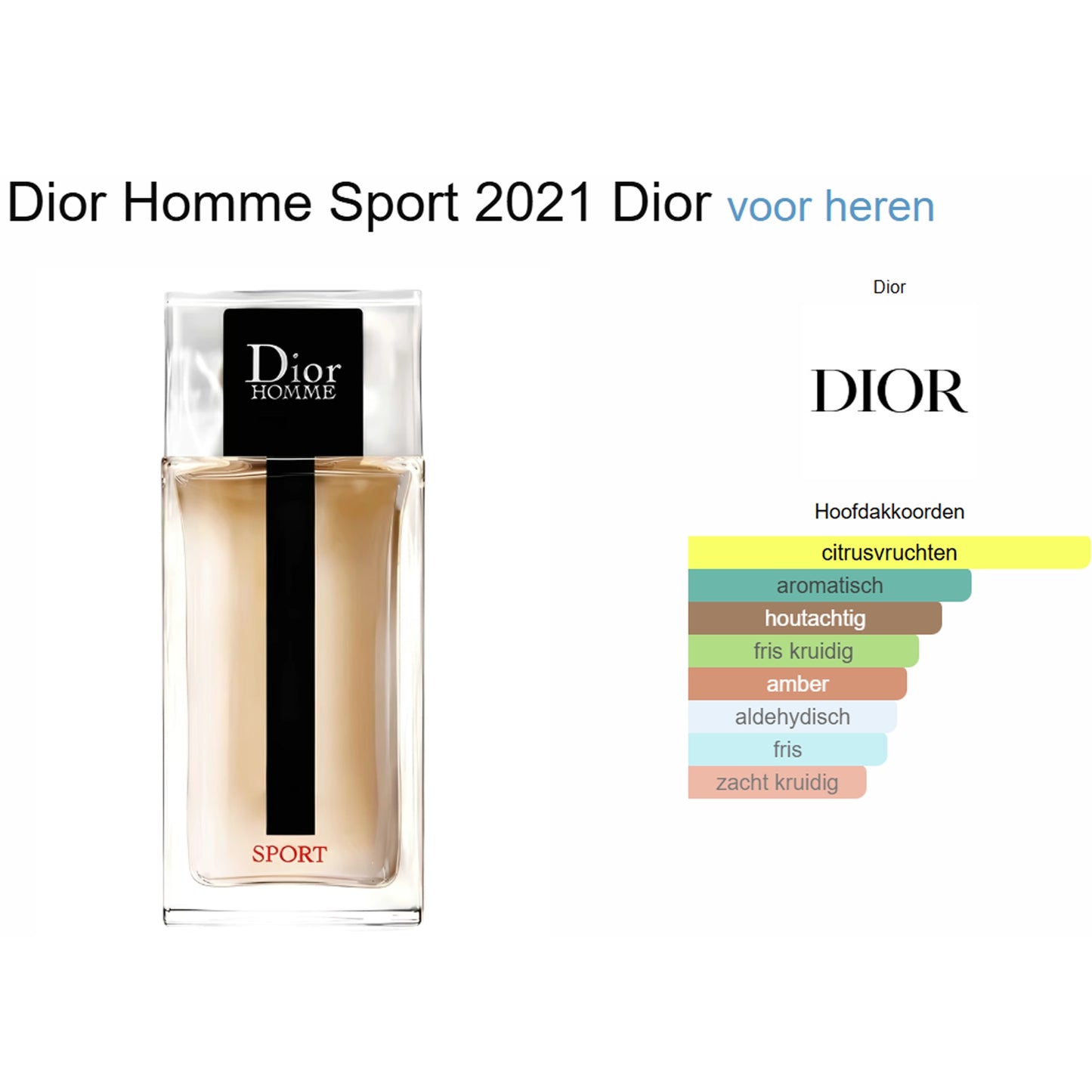 Dior Homme Sport 2021 Eau de Toilette voor Heren