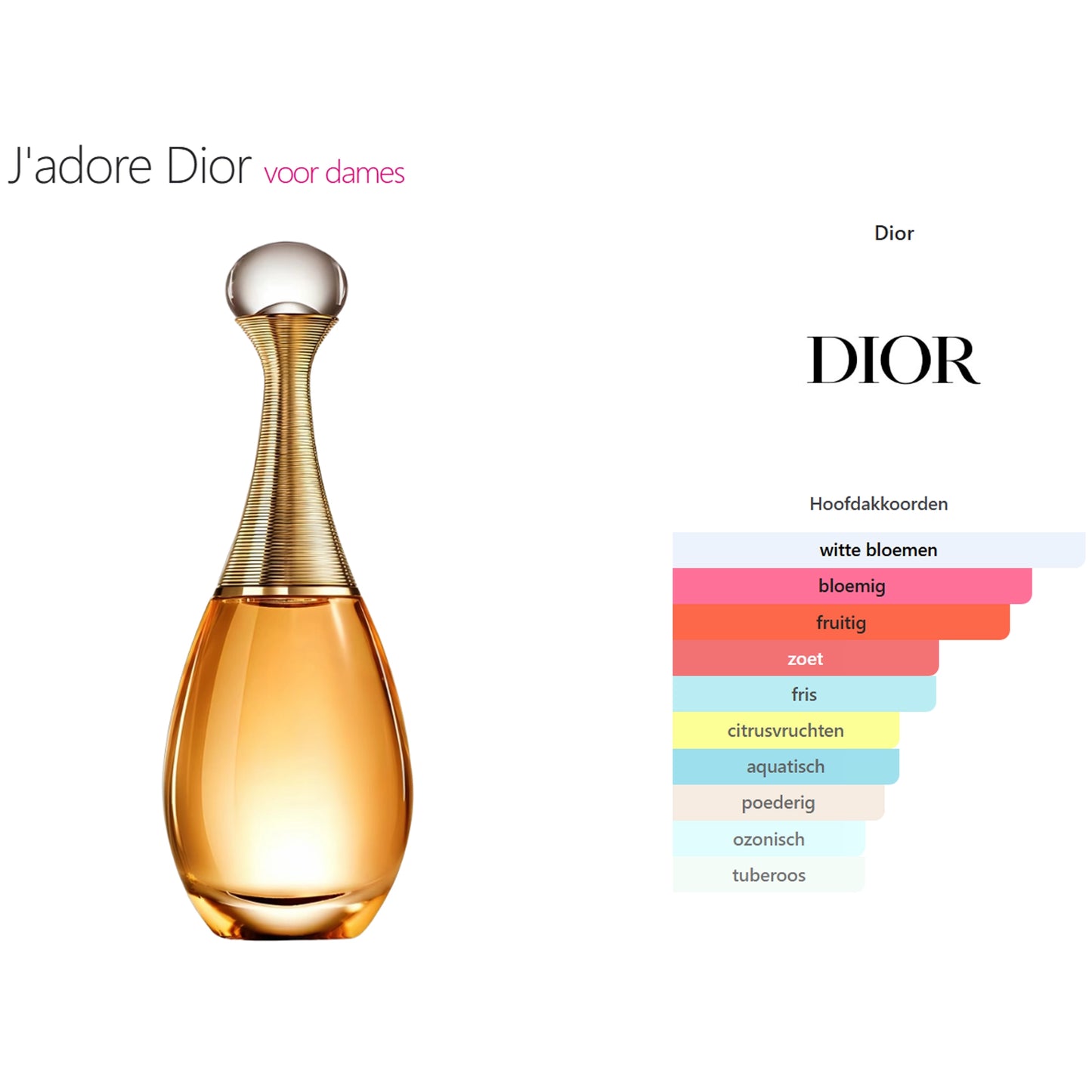 Dior J'adore Eau de Parfum voor Dames