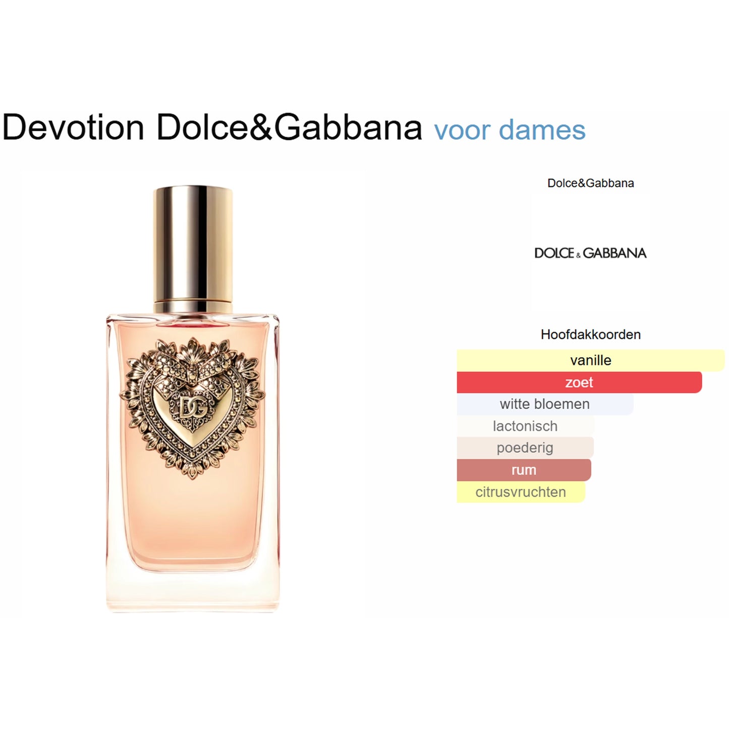 Dolce&Gabbana Devotion Eau de Parfum voor Dames