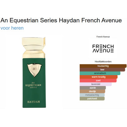 French Avenue An Equestrian Series Haydan Eau de Parfum voor Heren