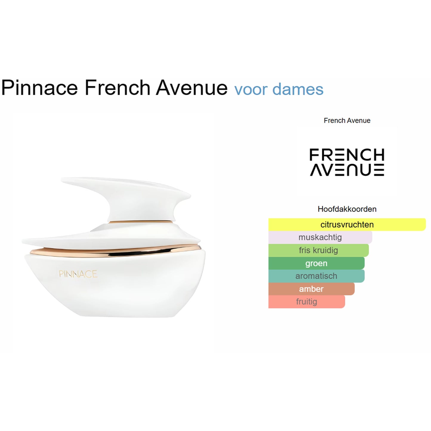 French Avenue Pinnace Eau de Parfum voor Dames