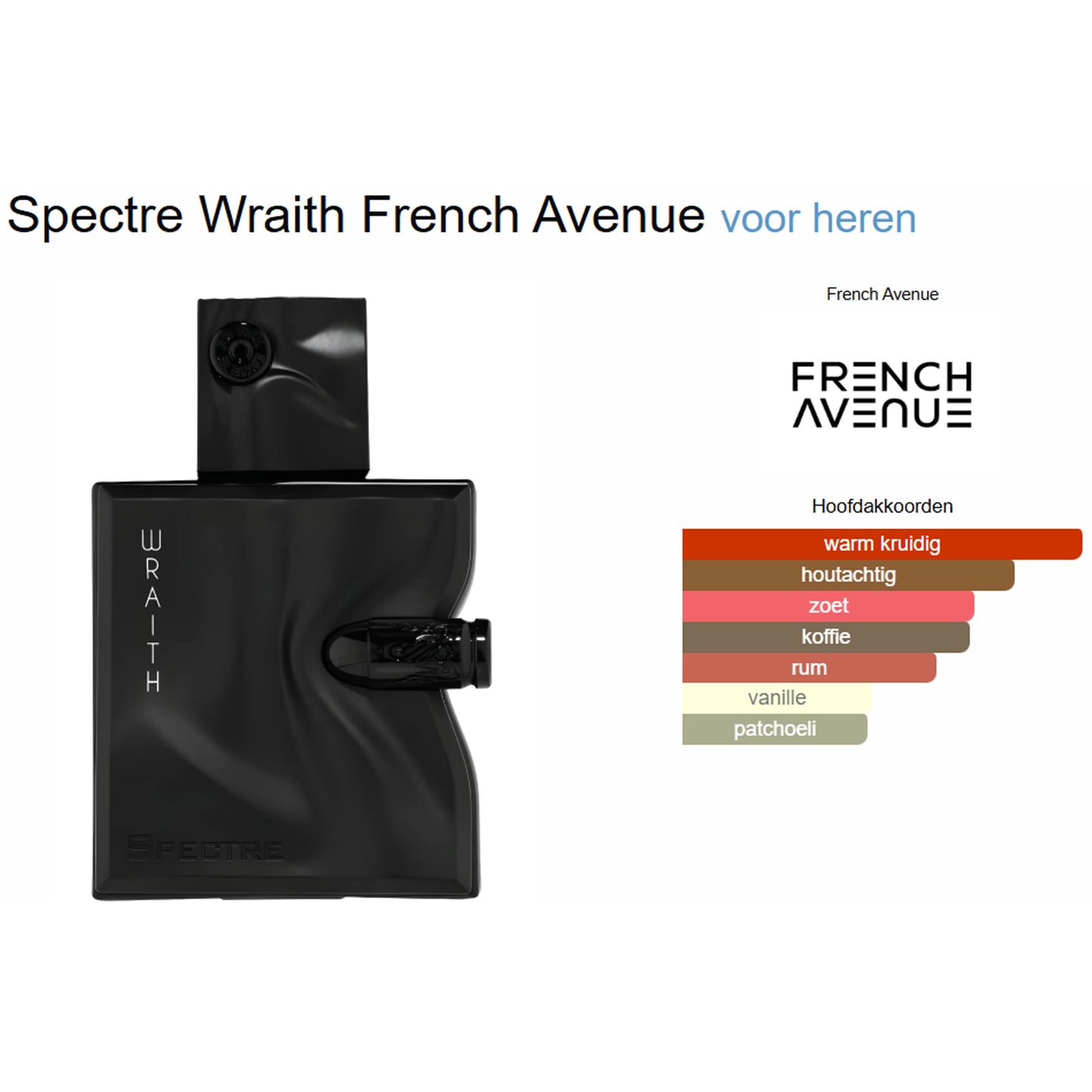 French Avenue Spectre Wraith Eau de Parfum voor Heren