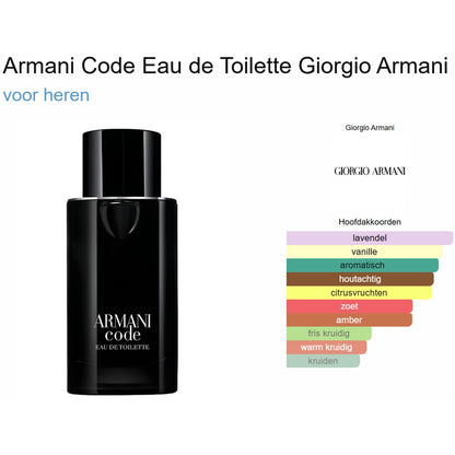 Giorgio Armani Code Eau de Toilette pour Homme
