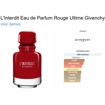 Givenchy L'Interdit Rouge Ultime Eau de Parfum voor Dames