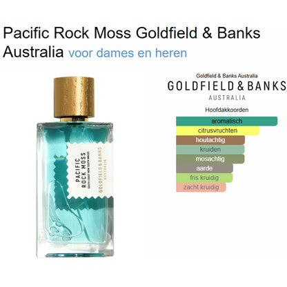 Goldfield And Banks Pacific Rock Moss Eau de Parfum voor Dames en Heren
