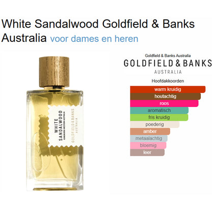 Goldfield And Banks White Sandelwood Eau de Parfum voor Dames en Heren