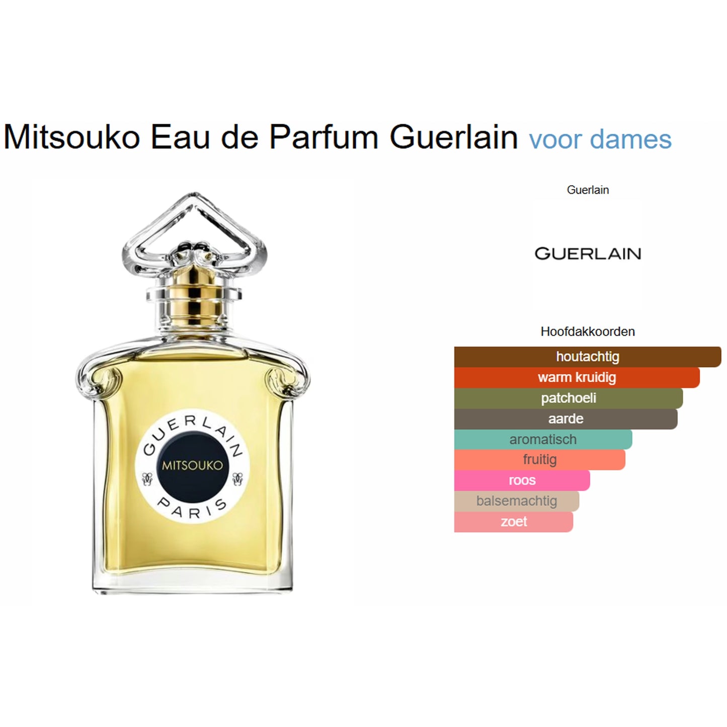 Guerlain Mitsouko Eau de Parfum voor Dames