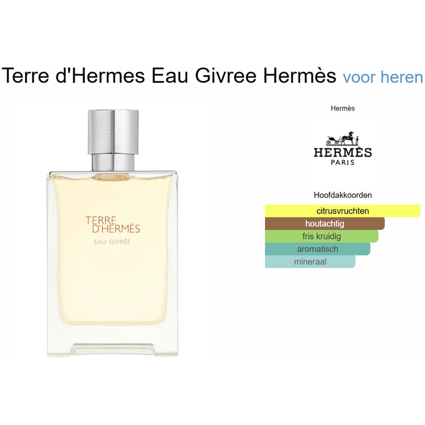 Hermés Terre d'Hermès Eau Givrée Eau de Parfum pour homme
