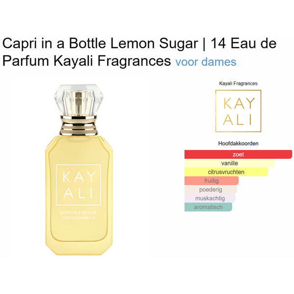 Kayali Capri in a Bottle | Buy Perfume Samples | Parfumstaaltjes.be