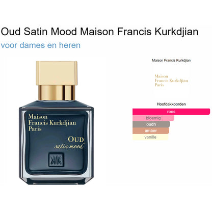 Maison Francis Kurkdjian Oud Satin Mood Eau de Parfum voor dames en heren