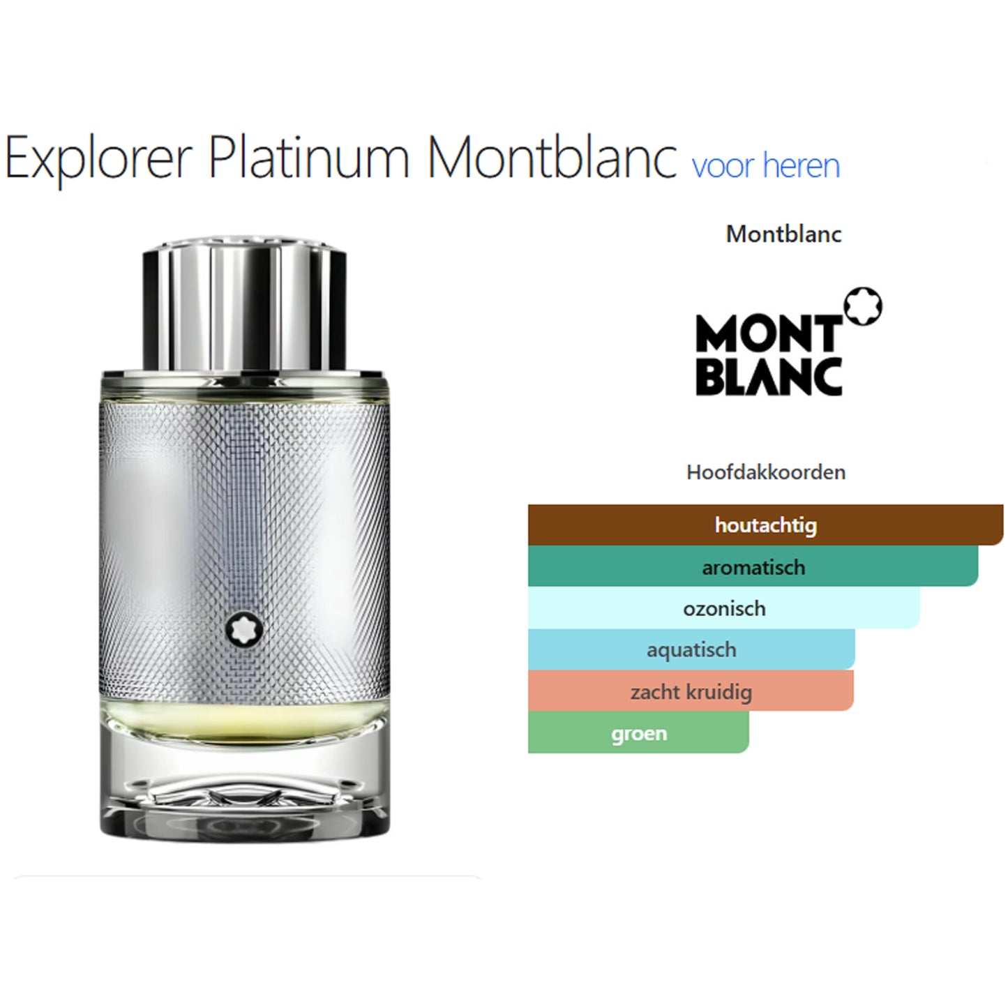 Mont Blanc Explorer Platinum Eau de Parfum pour Homme