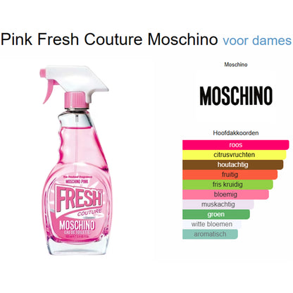 Moschino Pink Fresh Couture Eau de Toilette voor Dames