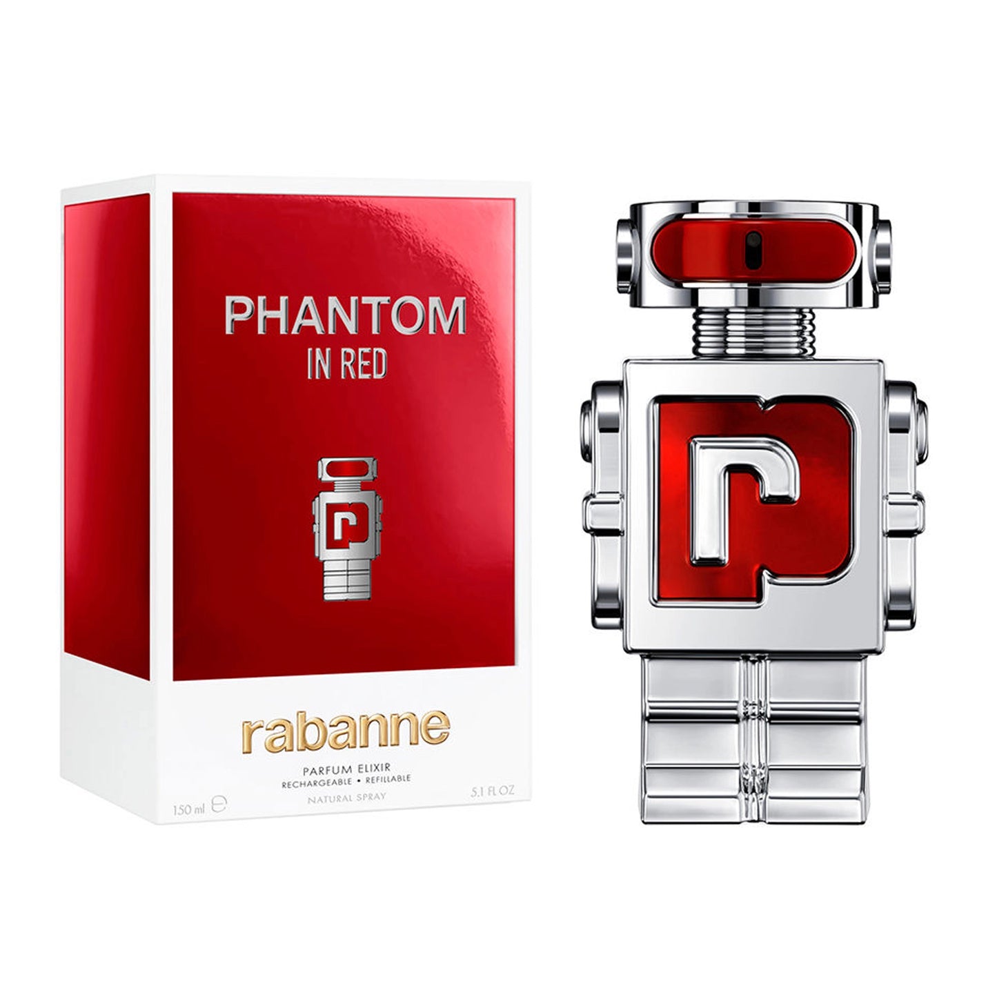 Rabanne Phantom in Red Parfum Elixir voor Heren