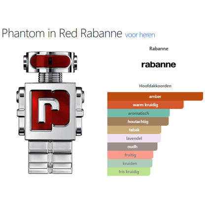 Rabanne Phantom in Red Parfum Elixir voor Heren