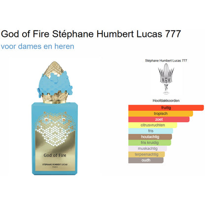 Stéphane Humbert Lucas 777 God of Fire Eau de Parfum voor Dames en Heren