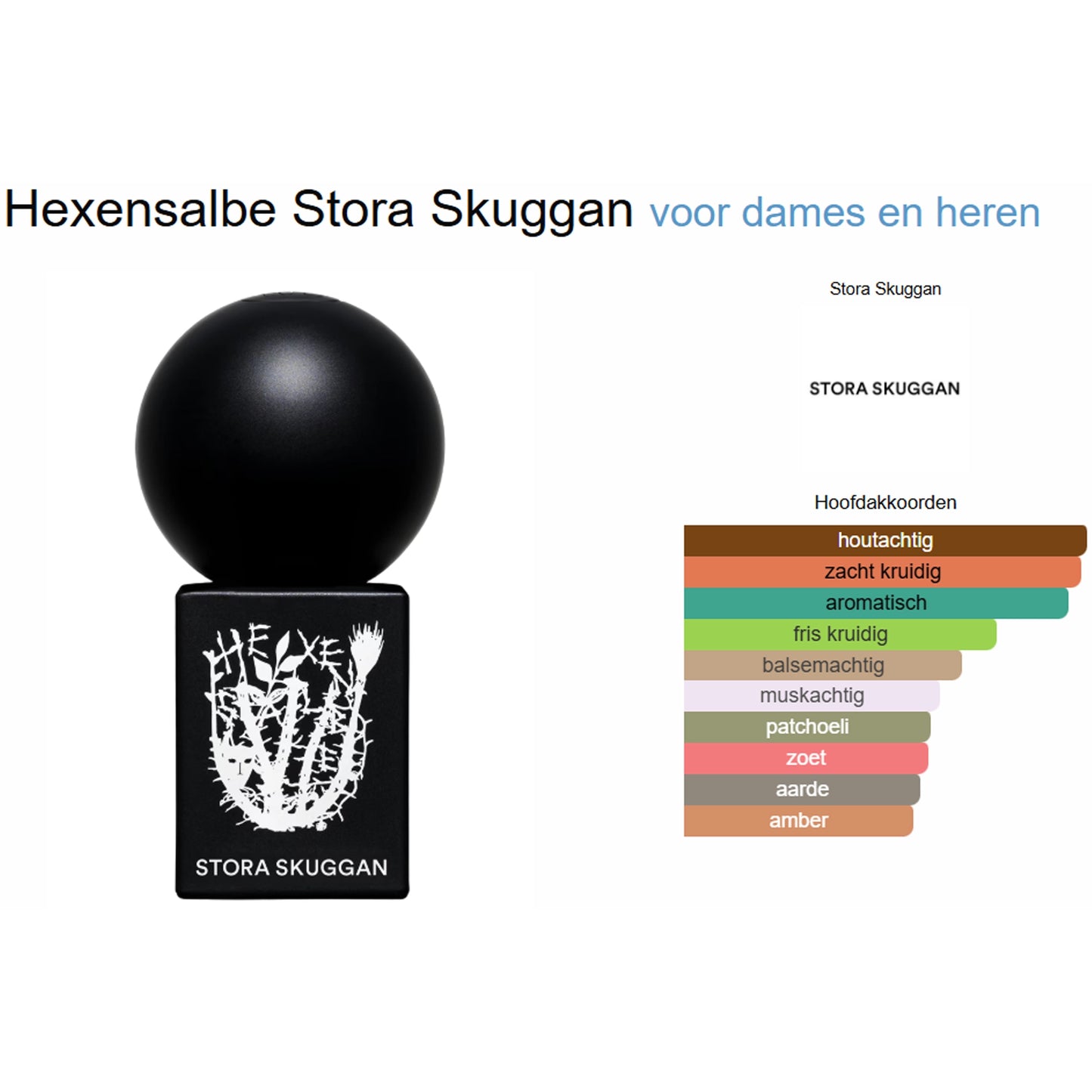 Stora Skuggan Hexensalbe Eau de Parfum for Women and Men