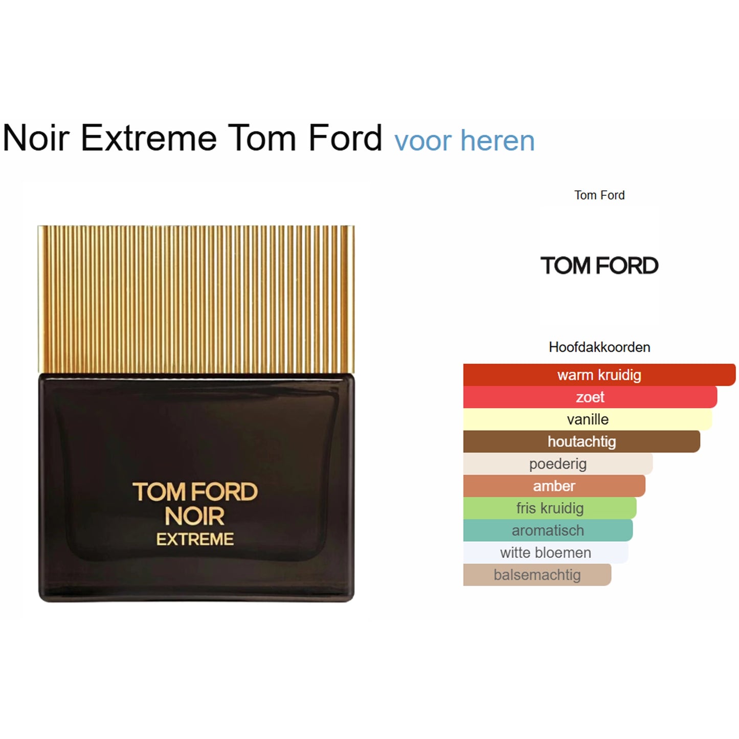 Tom Ford Noir Extreme Eau de Parfum voor Heren