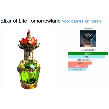 Tomorrowland Elixir of Life Eau de Parfum voor Dames en Heren