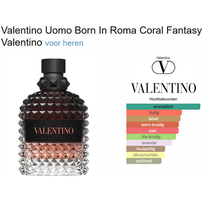 Valentino Uomo Born In Roma Coral Fantasy Eau de Toilette voor Heren