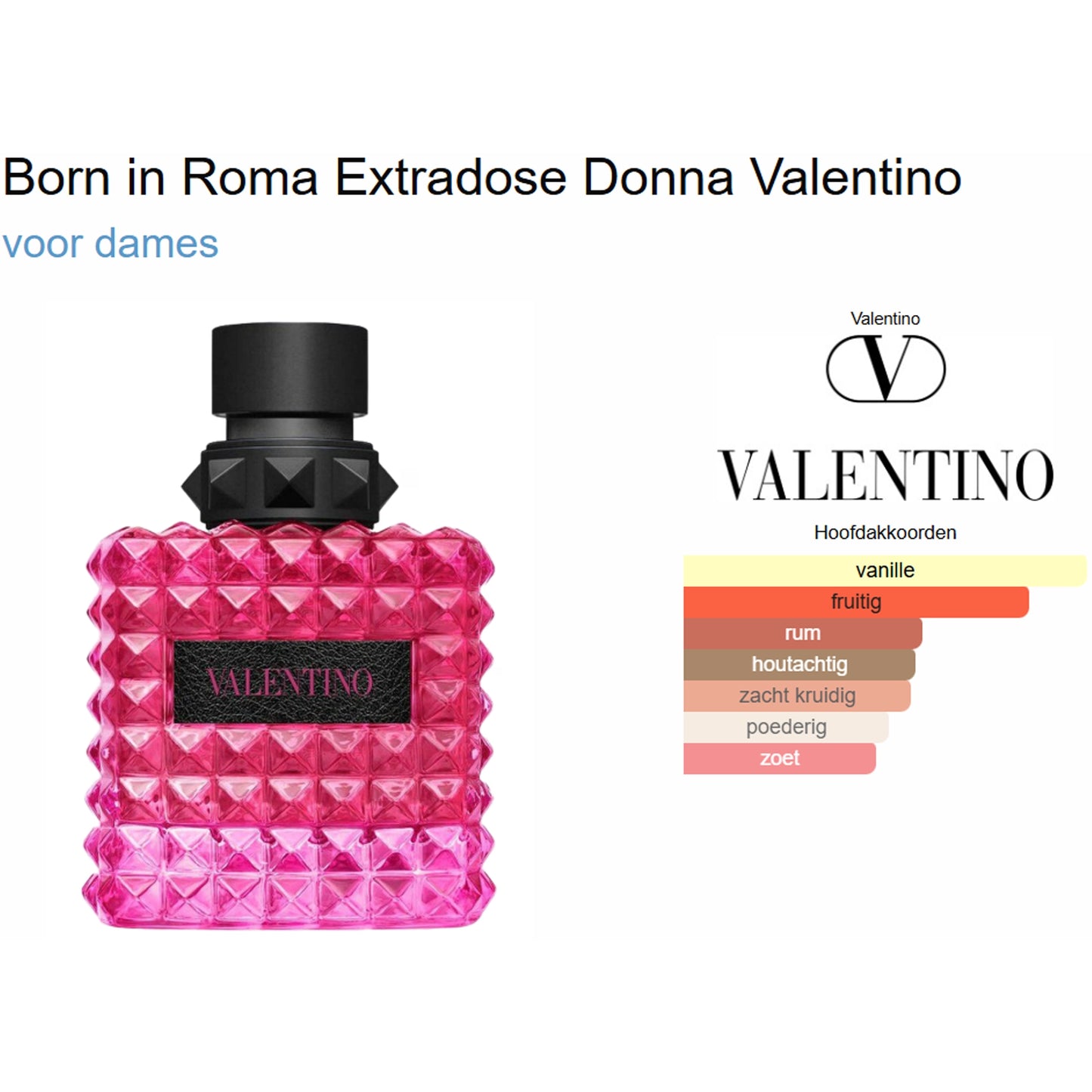 Valentino Donna Born In Roma Extradose Parfum voor Dames