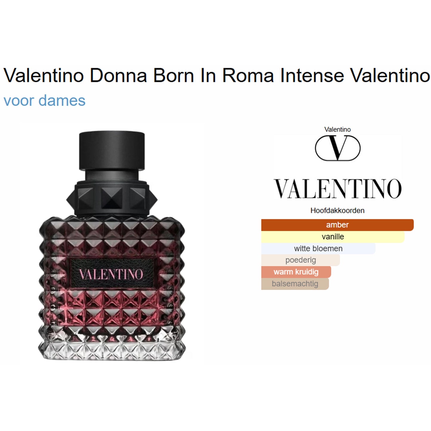 Valentino Donna Born In Roma Intense Eau de Parfum voor Dames