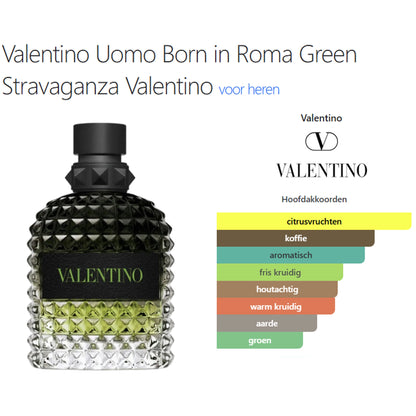 Valentino Uomo Born in Roma Green Stravaganza Eau de Parfum voor Heren