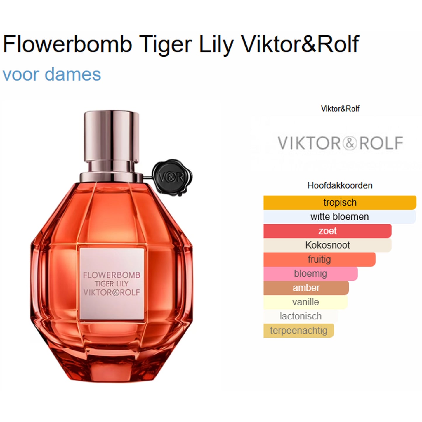 Viktor & Rolf Flowerbomb Tiger Lily Eau de Parfum voor Dames