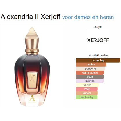 Xerjoff D Alexandria II Eau de Parfum voor Dames en Heren