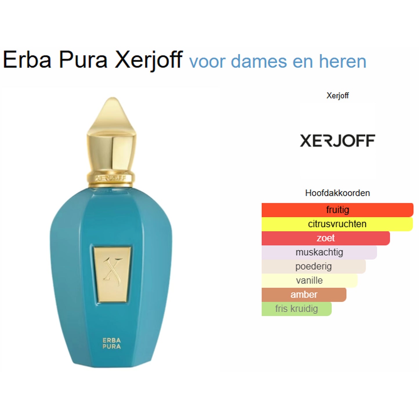 Xerjoff Erba Pura Eau de Parfum for Women and Men