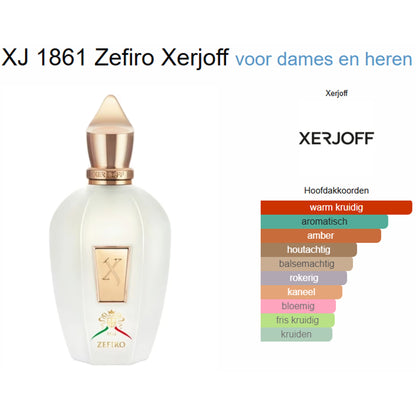 Xerjoff XJ 1861 Zefiro Eau de Parfum voor Dames en Heren