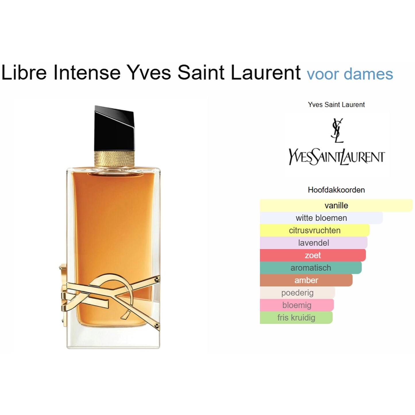 Yves Saint Laurent L Libre Intense Eau de Parfum voor Dames