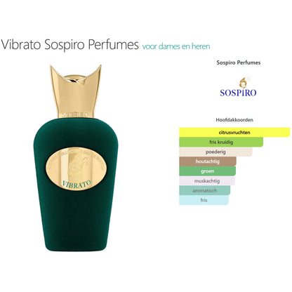 Sospiro Perfumes Vibrato Eau de Parfum voor Dames en Heren